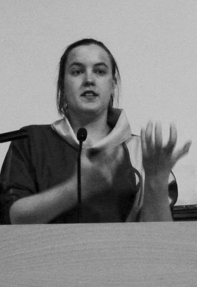 Nina Power presentation, Camberwell, 26 January 2012